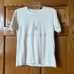 Spyder Cream Short Sleeve Tee Casual Essential